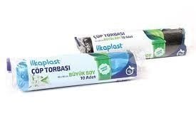 İlka Çöp Poşeti Büyük Boy Mavi (65x80) 100G - 1 RULO (10 Adet)