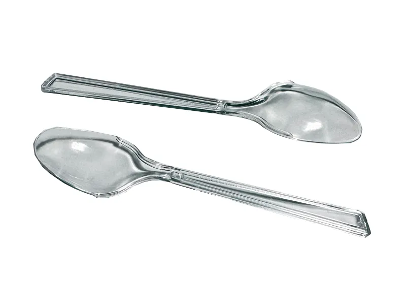 Lüks Plastik Sup Kaşık Şeffaf ( 50 Adet )