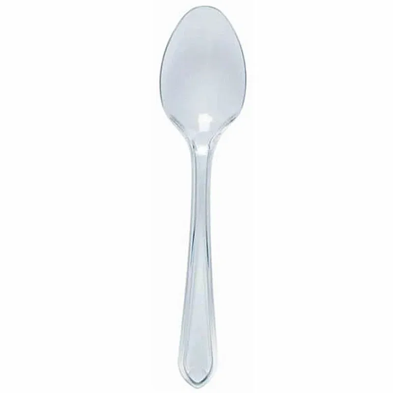 Lüks Plastik Büyük Kaşık ( 100 Adet )