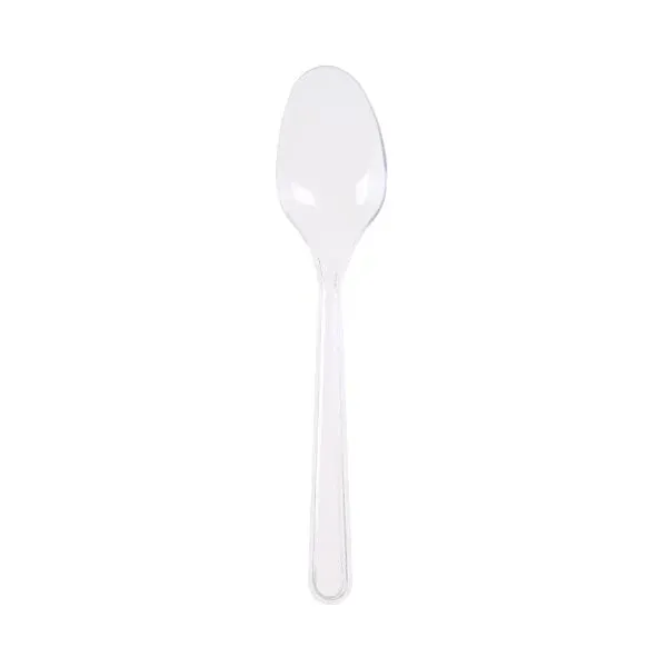 Plastik Eko Sup Kaşık Şeffaf ( 6000 Adet )