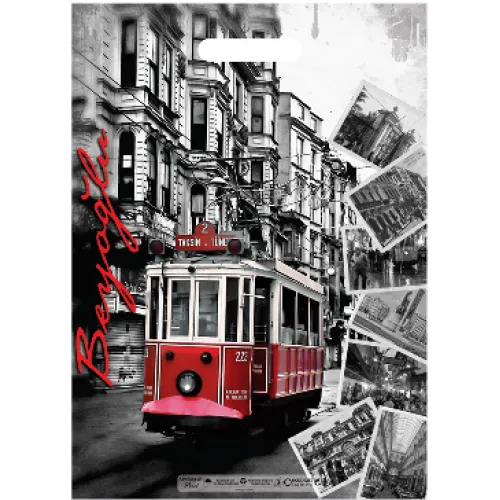 60x70 Çok Renkli Takviyeli Poşet 6 NO ( 50 Adet )