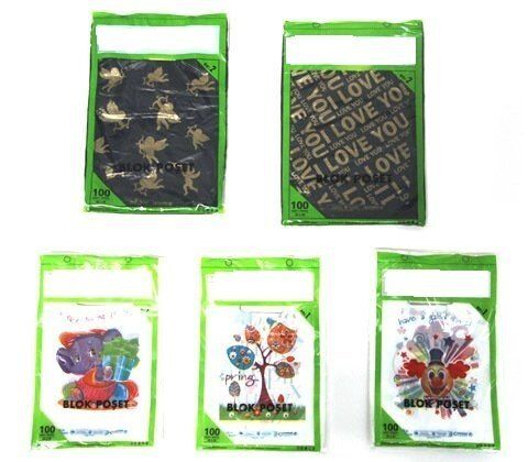 Baskılı El Geçme Blok Poşet 2 No 26x38 cm ( 3000 Adet )