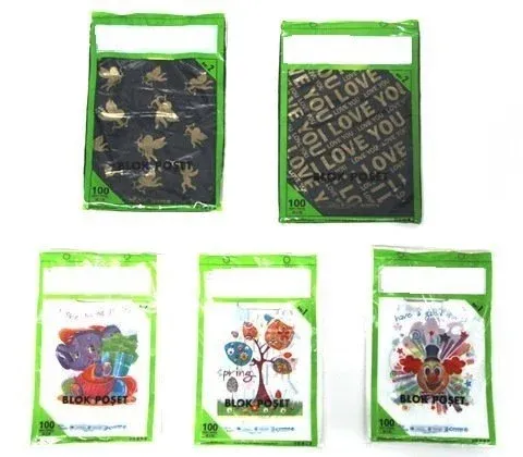 Baskılı El Geçme Blok Poşet 1 No 22x33 cm ( 5000 Adet )