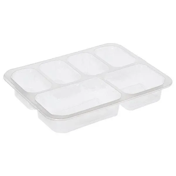 6 Bölmeli Mikrodalga Yemek Kabı (400 Adet )