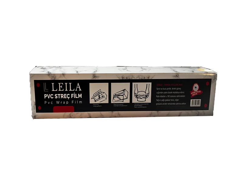 Leila Streç Film 45x300 Mt 8 Mic Kutulu ( 12 Adet )