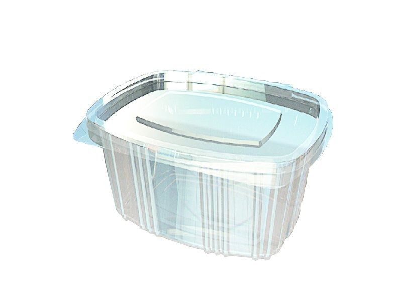 Oval Sızdırmaz Kap 1000 Gr Düz Kapak - V66 ( 100 Adet )
