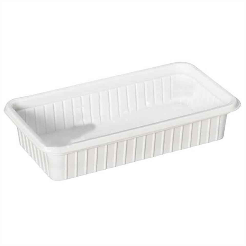 Plastik Dondurma Kabı Beyaz 500 Gr ( 500 Adet )