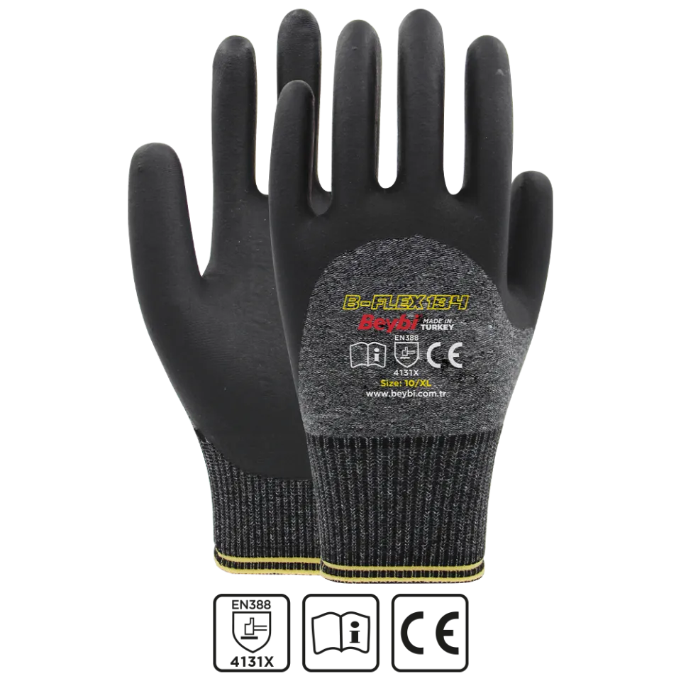 B-Flex134 Köpük Kaplamalı Nitril İş Eldiveni ( 1 Çift )