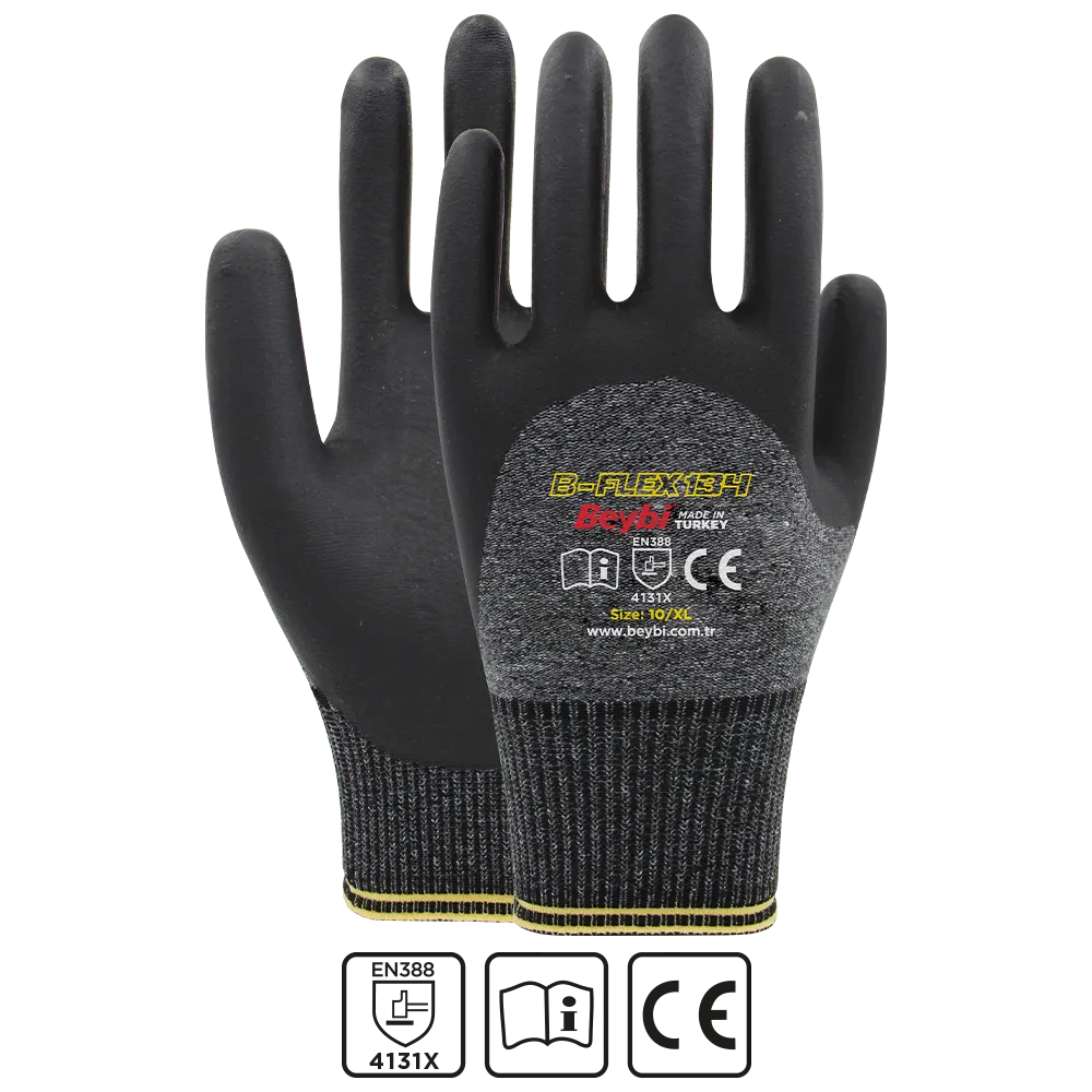 B-Flex134 Köpük Kaplamalı Nitril İş Eldiveni ( 24 Çift )