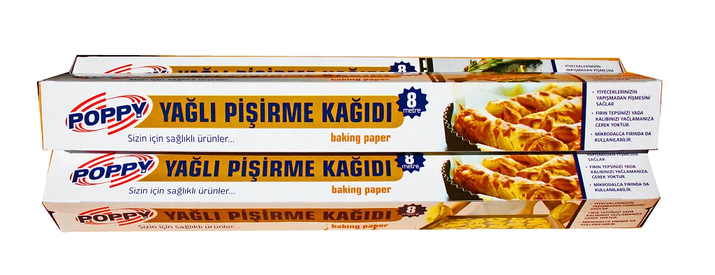 Yağlı Pişirme Kağıdı 8 mt ( 1 Kutu )