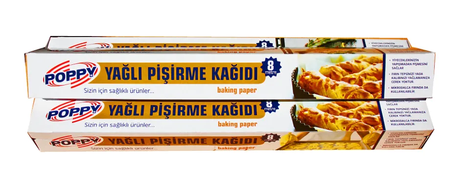Yağlı Pişirme Kağıdı 8 mt ( 1 Kutu )