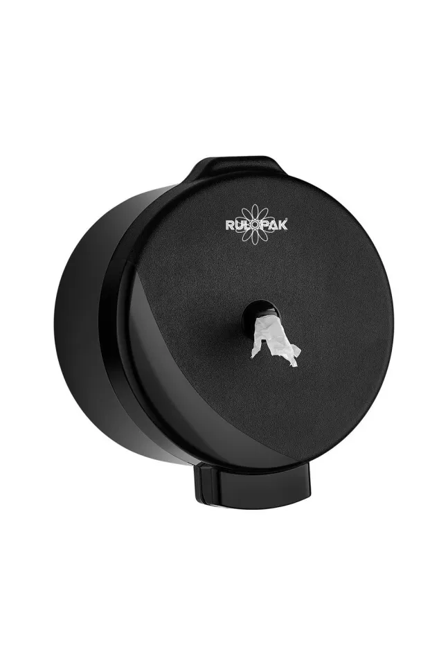 Rulopak Modern Cimri İçten Çekme Mini Tuvalet kağıdı Aparatı Siyah