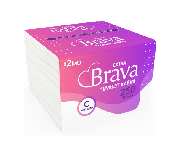 Yeni Nesil Extra C Katlama Tuvalet Kağıdı 250 Yaprak ( 24 Paket