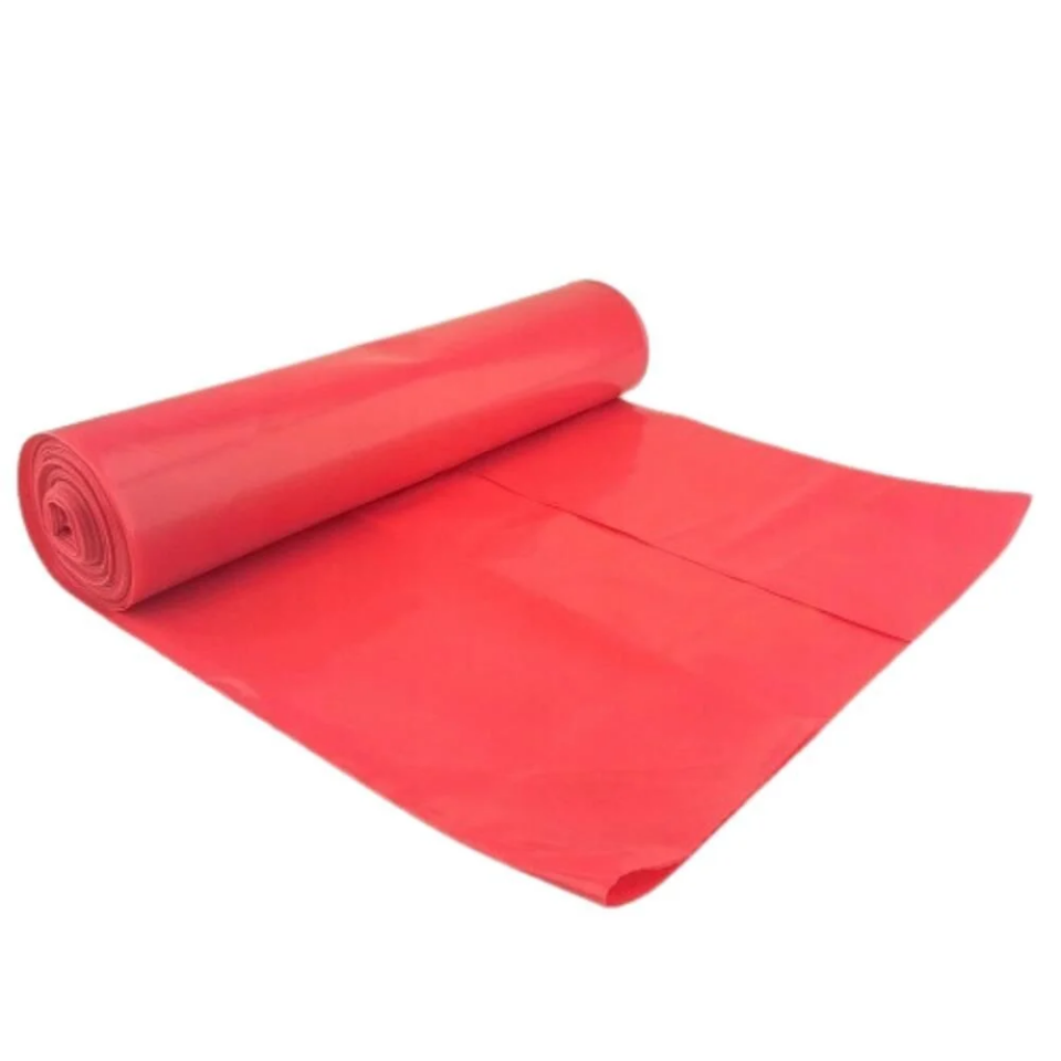 Endüstriyel Çöp Poşeti Jumbo Boy Kırmızı 400G 20 Rulo